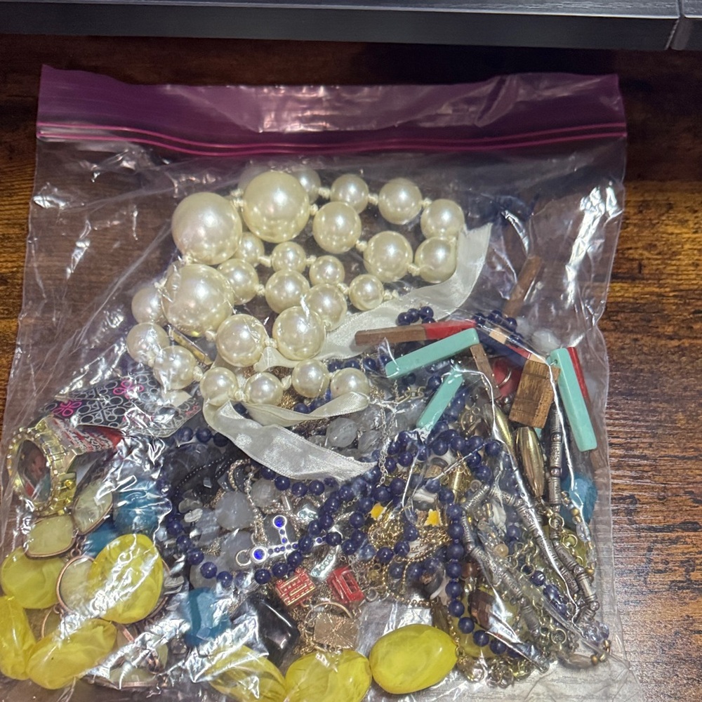 Assorted Jewelry Beads and Charms repurpose or craft items